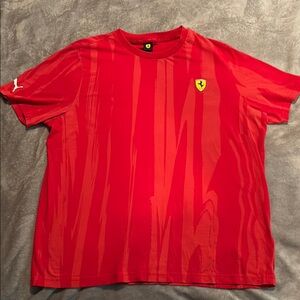 Ferrari Red Men's Short Sleeve Tee